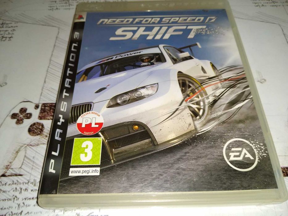 Need For Speed Shift Ps3 polska wersja bez rys