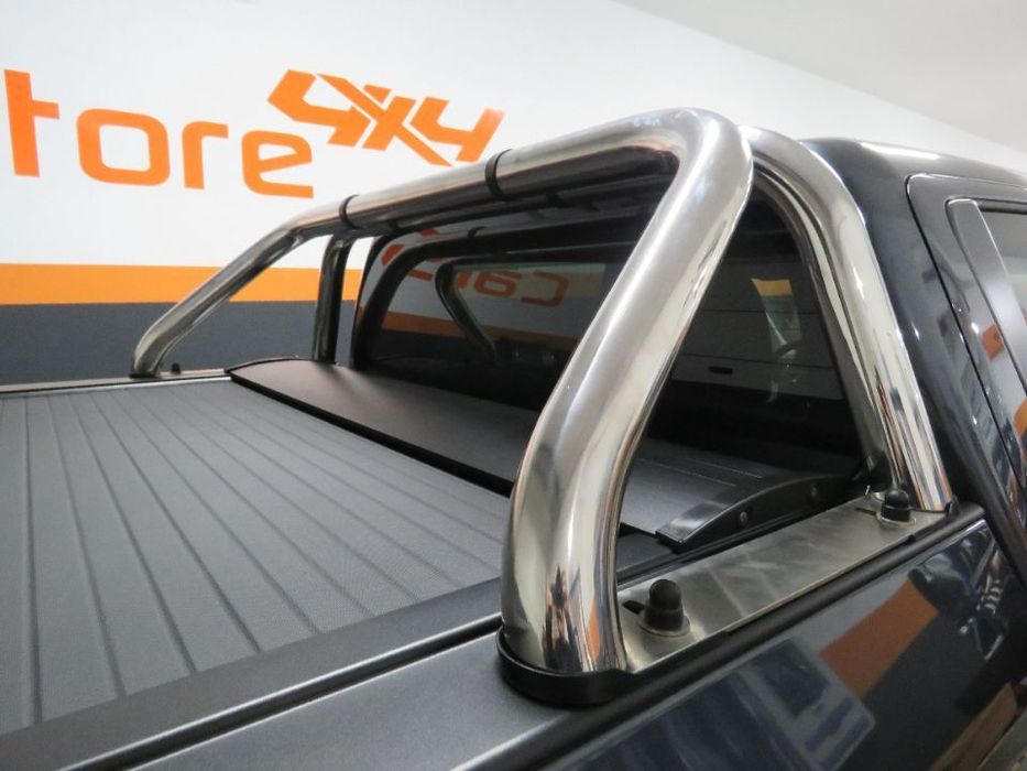 Cobertura Roll Cover Mitsubishi L200 + Cabine Dupla em preto matte