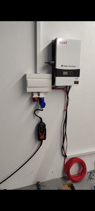 НАЯВНІСТЬ Deye 6 Монтаж інвертора, генератора, сонячні панелі