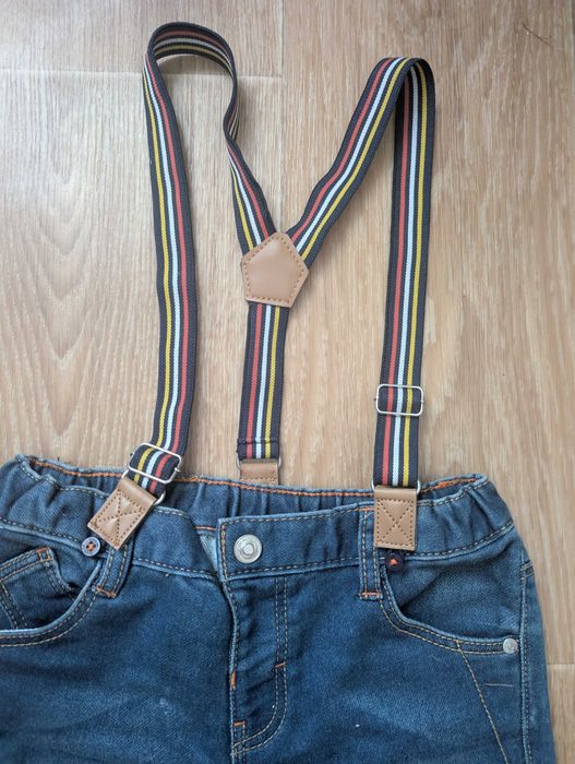 Джинси на підтяжках для хлопчика Blukids 92 см