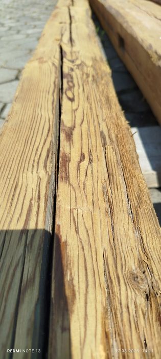 Belki rustykalne stu letnie 22x25 orginalne modrzew