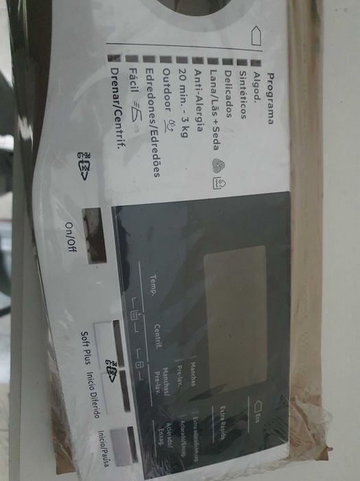 Painel de comandos para máquina de secar roupa AEG