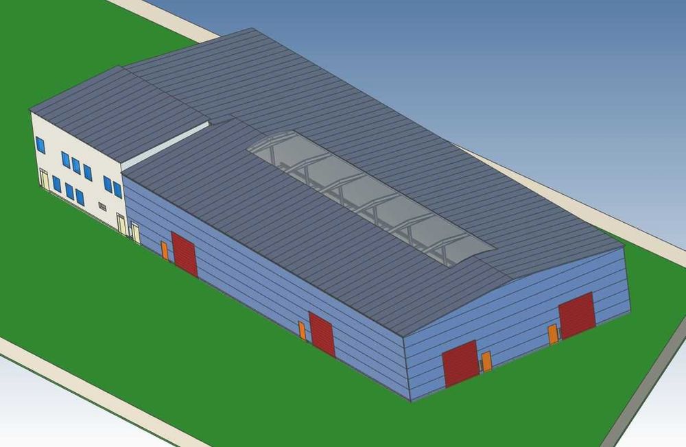 Hala na sprzedaz w Policach 1600 m2