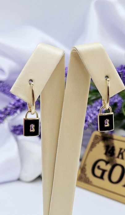 Złote kolczyki próba 585 14k