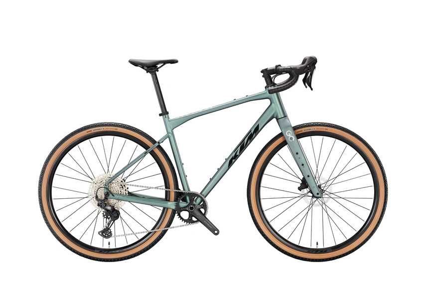 Rower Gravel KTM Gravelator 15 (Bright Teal Matt) - Shimano GRX / Karbonowy Widelec