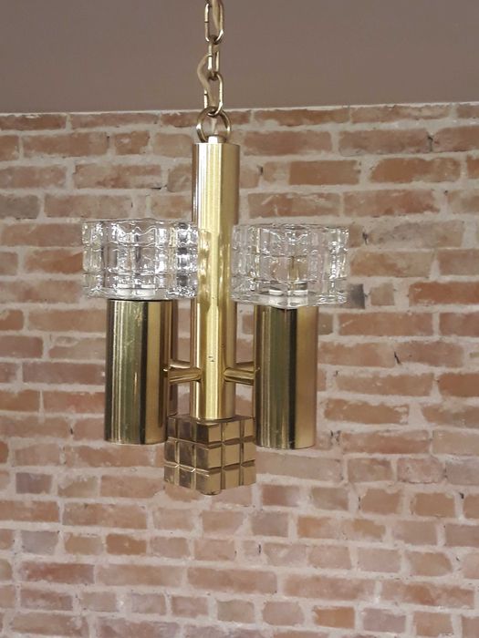 Żyrandol Kaiser QUBE. Niemcy lata 60