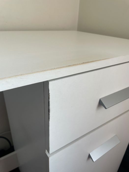 Mesa de escritório branca 109*45*75