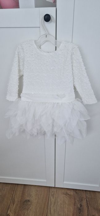 Sukienka na chrzciny baby club christopher 80