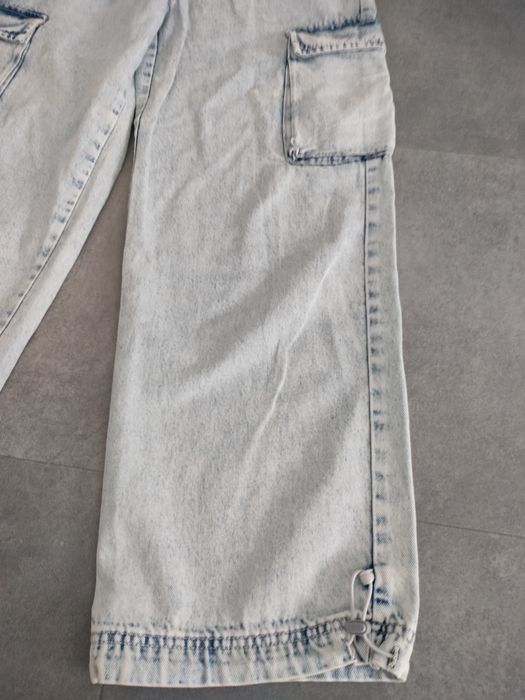 Spodnie jeansowe CROP DENIM S