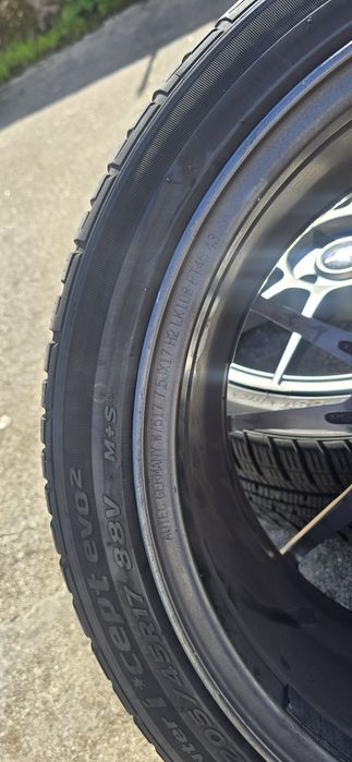 Jantes 17" AUTEC Wizard 4x108 + Pneus Hankook