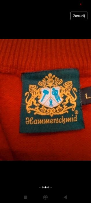 Sweter męski golf wełniany