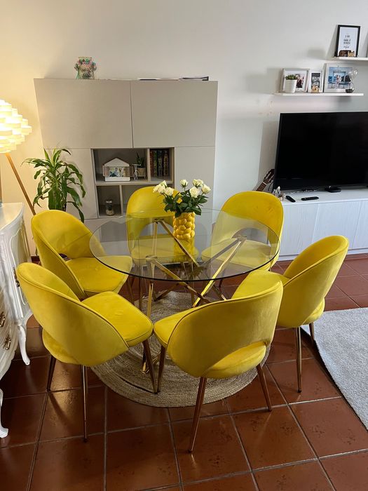 Conjunto de Mesa +6 Cadeiras