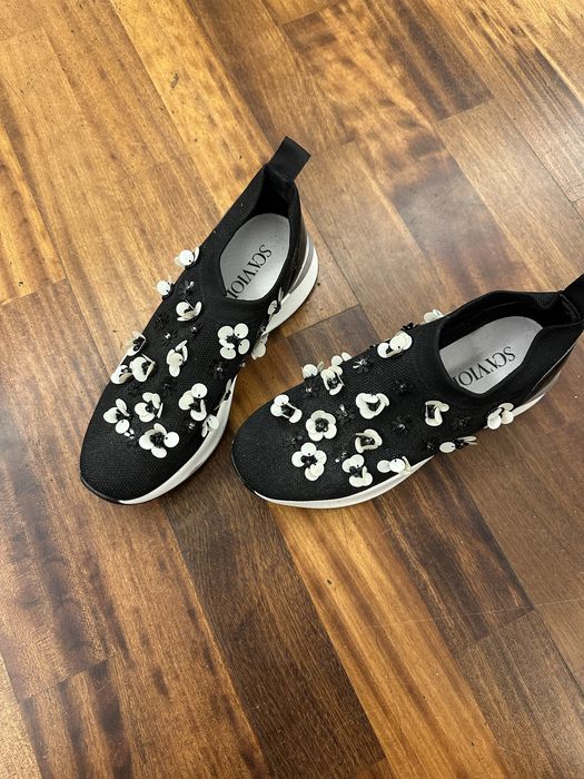 Sneakersy Sca'viola B-143 Black, Czarny, Materiał rozm 37