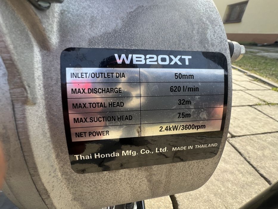 Motopompa do wody czystej