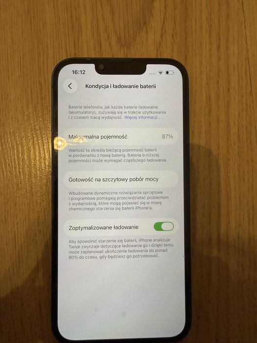 iPhone 13 128GB Green 87% bateria stan idealny