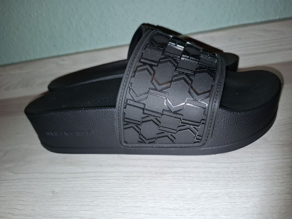 Klapki na platformie damskie 41 karl lagerfeld