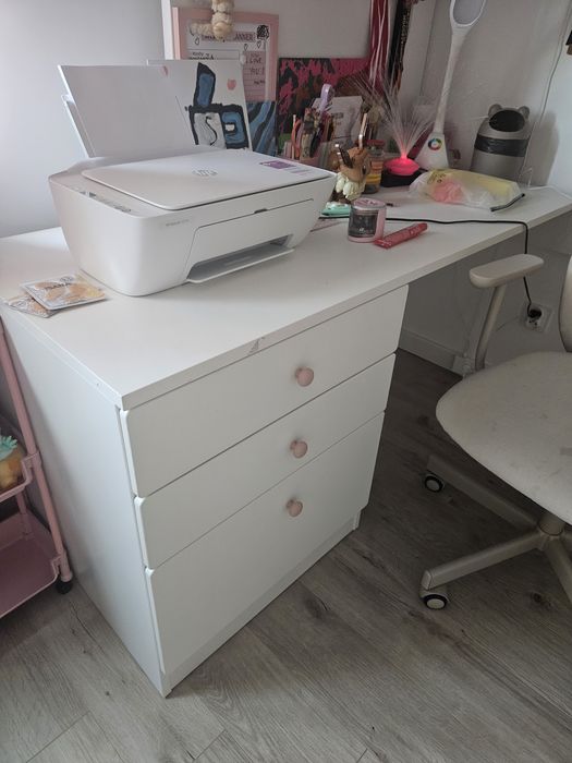 Łóżko na antresoli SMASTAD z materacem