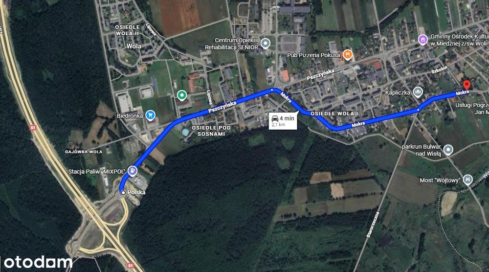 Atrakcyjna działka- 920 m², Wola, szybki wjazd na S1 - Widok 4