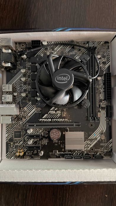 Intel i7-10700 + ASUS H410M-K + Cooler Intel