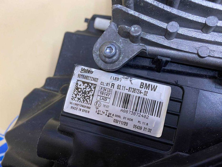 Фара Фари Фары BMW 3 GT F34 Led Gran Turismo 2013 - 2019 Europe