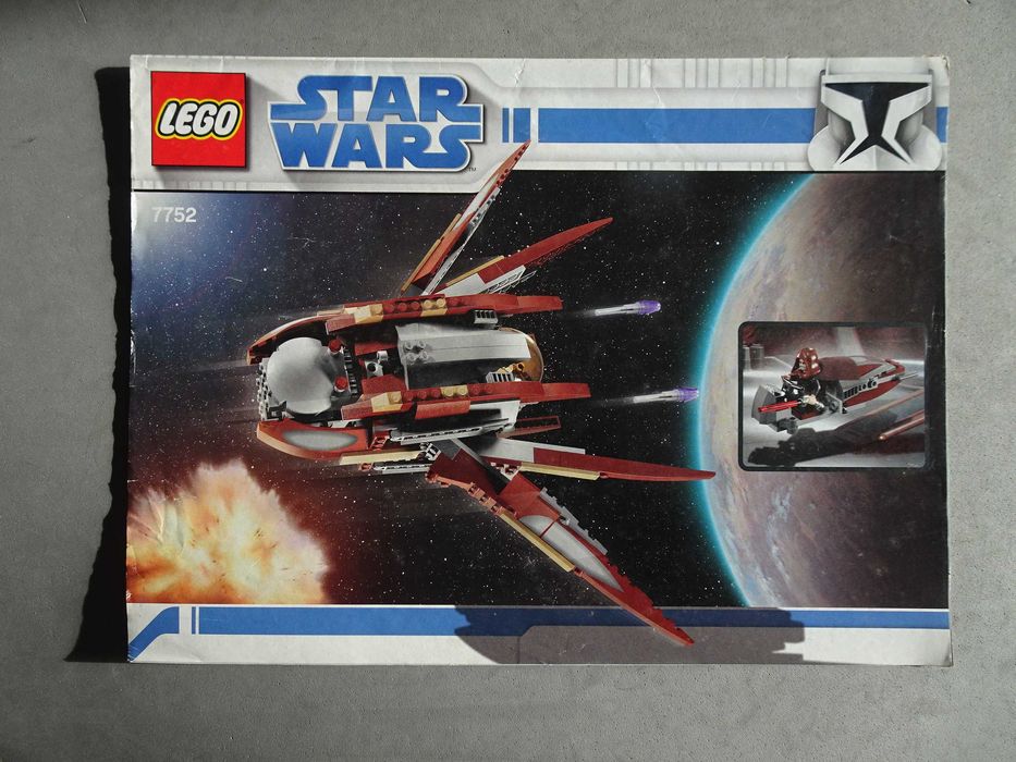 Antigo catálogo - Instruções Lego Star Wars - 7752
