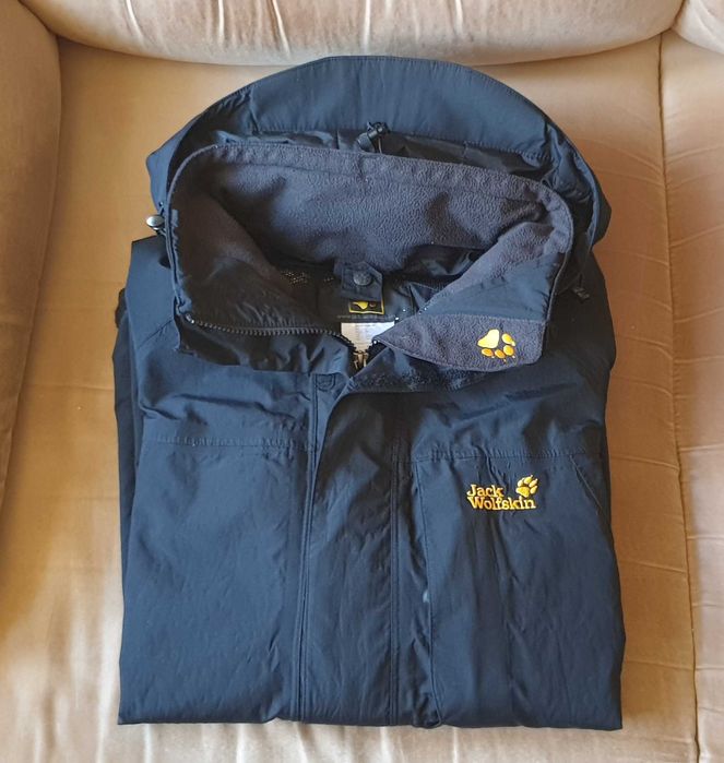 Oryginalna męska kurtka Jack Wolfskin 3w1 rozm.L