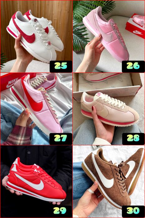 ‼️БЕЗ ПЕРЕДПЛАТИ Стильні Кросівки Nike Cortez у різних кольорах | Розміри 36 - 45‼️