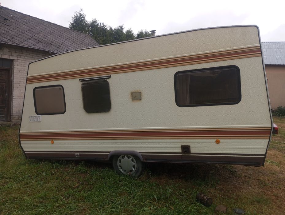 Przyczepa na działkę budowę