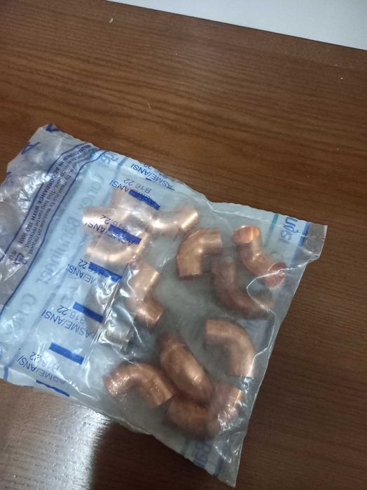 Фітинги мідні(відводи, муфти)