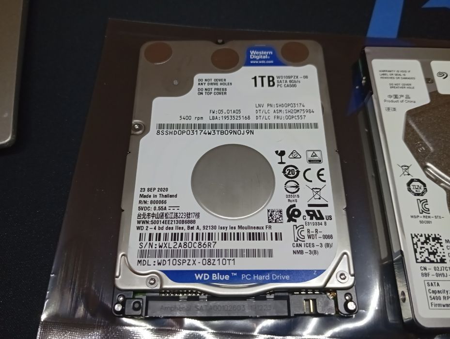 Жорсткий диск 2.5" у чудовому стані SEAGATE та Western Digital