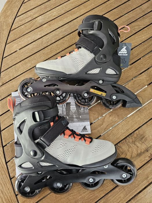 Patins em Linha Rollerblade Macroblade 80 Cinzento Tam. 39