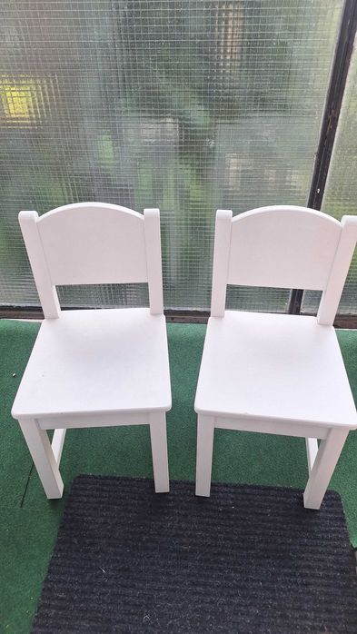 Krzesełka drewniane ikea SUNDVIK 2 szt