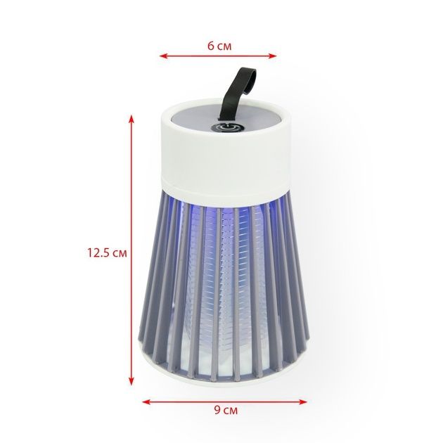 Електрична лампа від комарів, комах Electric Shok Mosquito Lamp, USB, мухобойка, мухобійка