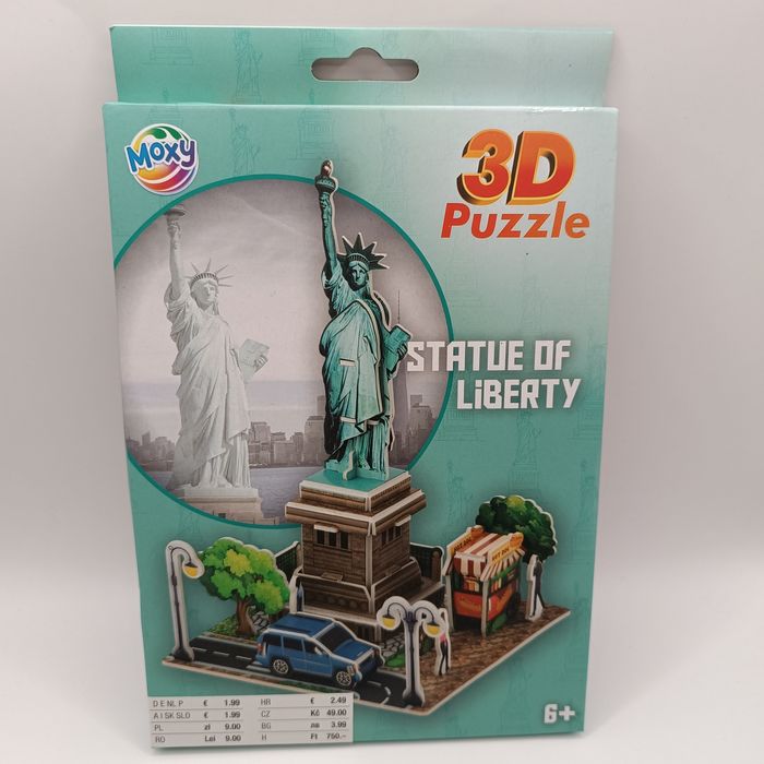 Puzzle 3D Statua Wolności DIY