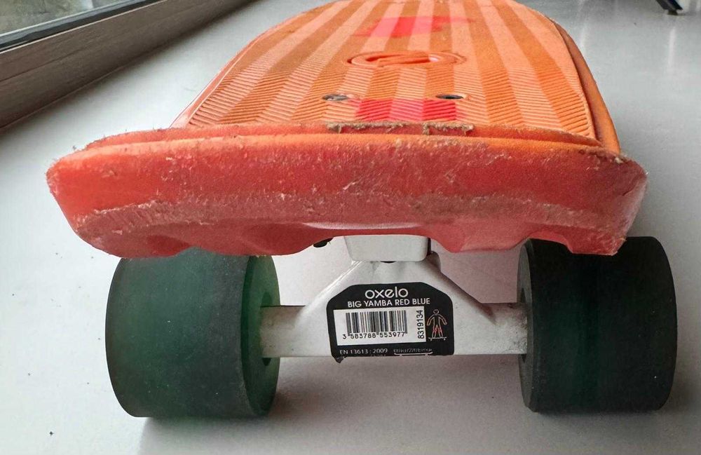 Deskorolka Oxelo, BIG YAMBA, dł 67 cm, pomarańczowa