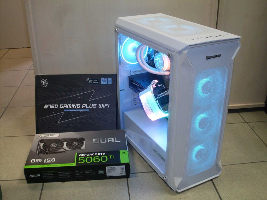 MEGA KOMPUTER i7-13700k, RTX 5060 Ti, 32GB DDR5 6000Mhz, SSD 2TB NVMe