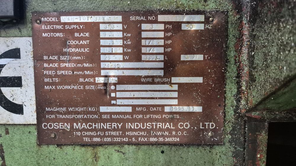 Serrote fita Automático