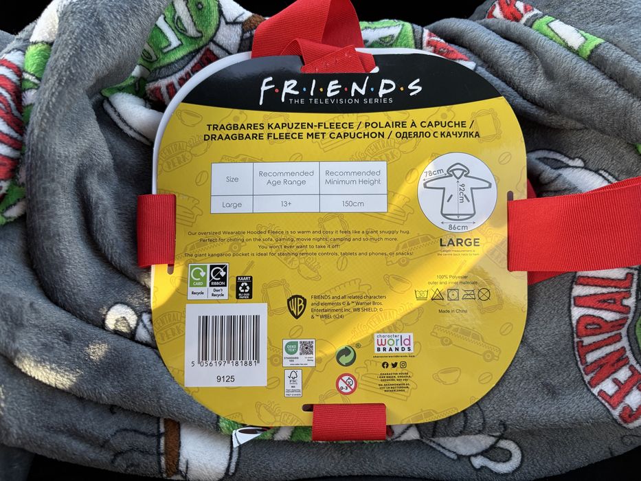 Bluza z kapturem Friends Przyjaciele oversize L