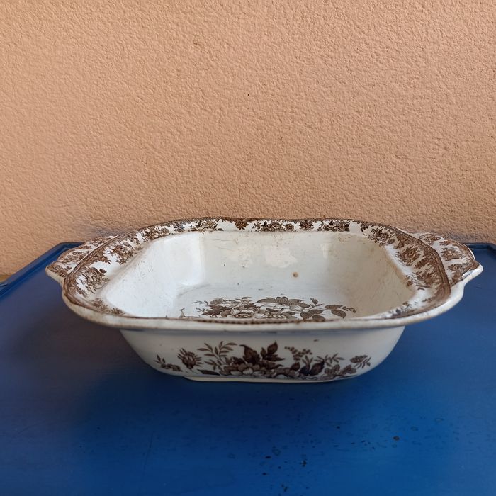 Prato coberto inglês Wedgwood motivo Asiatic Pheasant