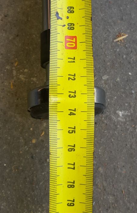 Drążek do podciągania komplet  hrom