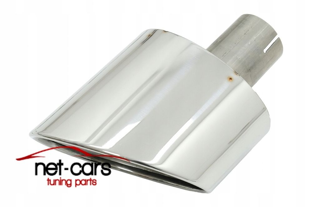 Końcówki wydechu AUDI A5 F5 A4 8W 16- S5 S4 RS5 RS4 Chrom