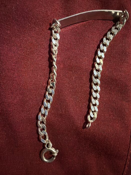 Pulseira de prata para homem
