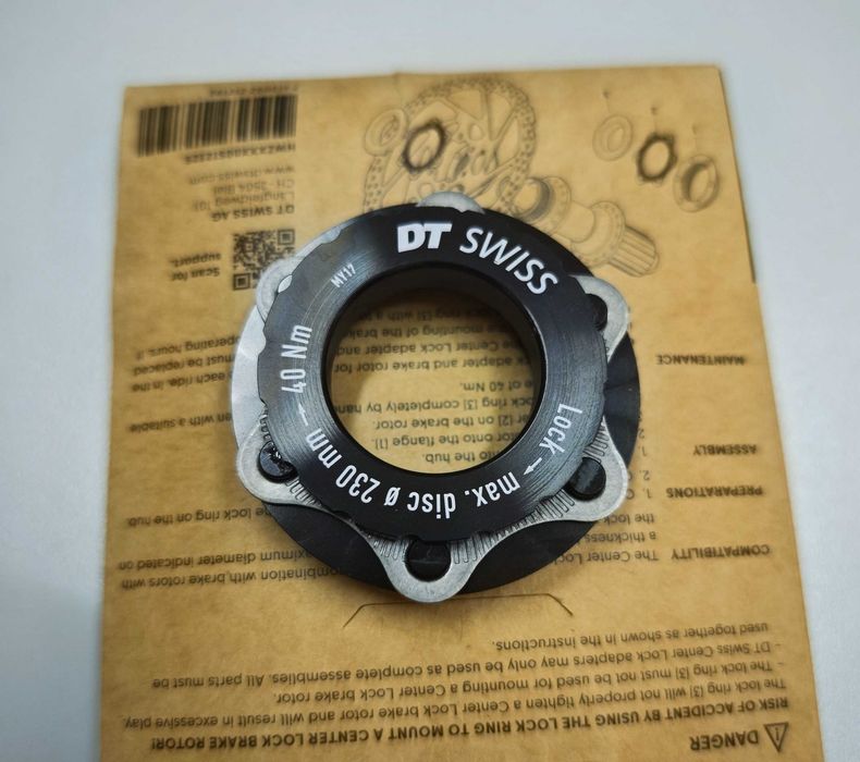 Adaptador DT Swiss Center Lock 6 Furos 160mm