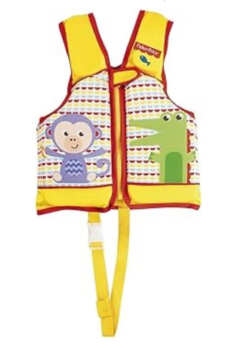 Colete Salva Vidas Fisher Price Infantil Proteção Fator 50