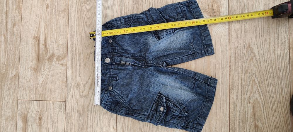 3 szt. Spodenki 98 jeans kratka