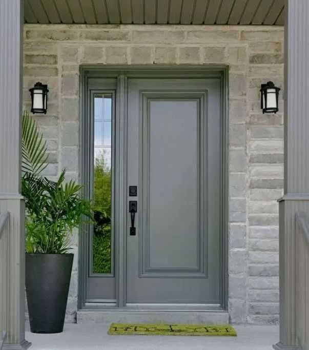 Drzwi zewnętrzne drewniane dębowe dostawa GRATIS Pomiar Montaż Dotacja