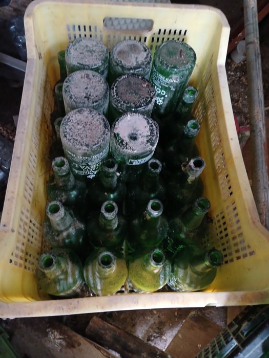 Garrafa pirogravada vinho do porto corval