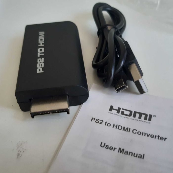 Adaptador Conversor PS2 to HDMi Novo - 480i 480p 576i