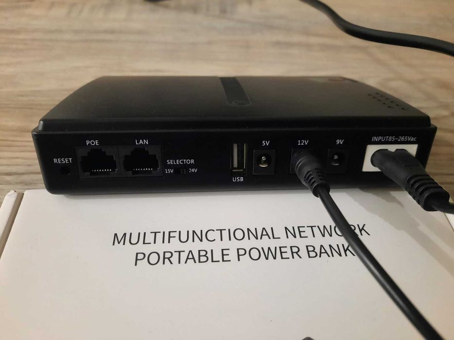 Безперебійник для роутера з акумуляторами(UPS, ДБЖ) DC UPS 1018P