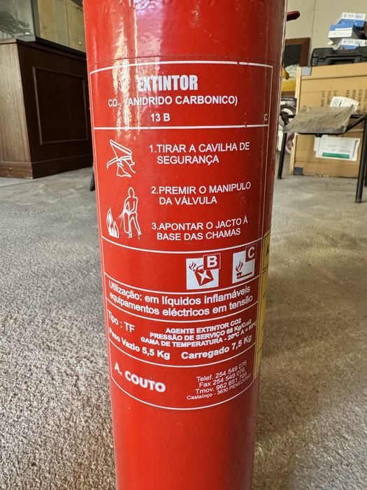 Extintores 5 vários tamanhos
